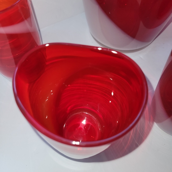 Vintage Fukuoka Japan  Multi-Glass Co. Pitcher and 6 glasses - Picture 7 of 14